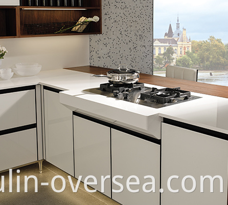 Modern minimalist style high quality home kitchen cabinet